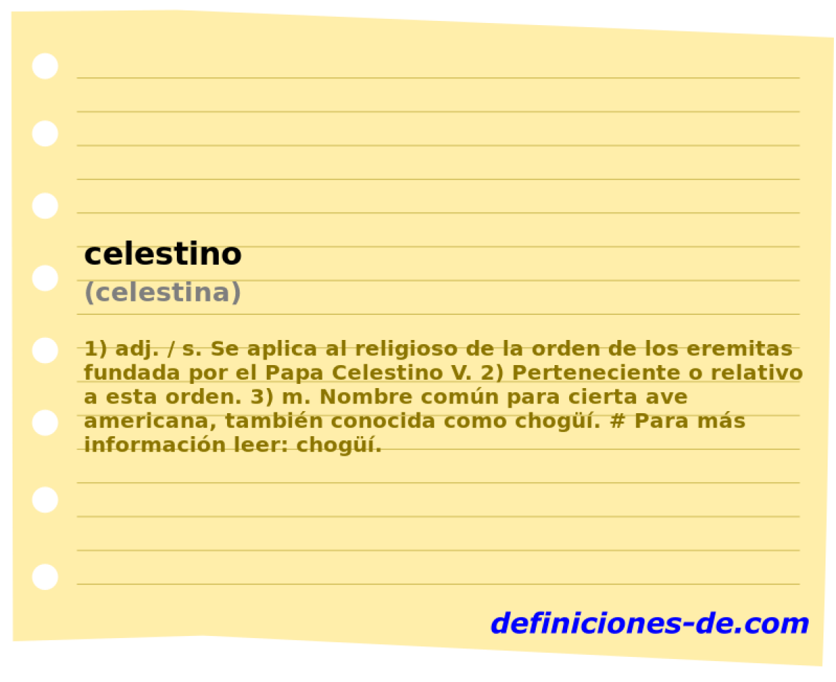 celestino (celestina)