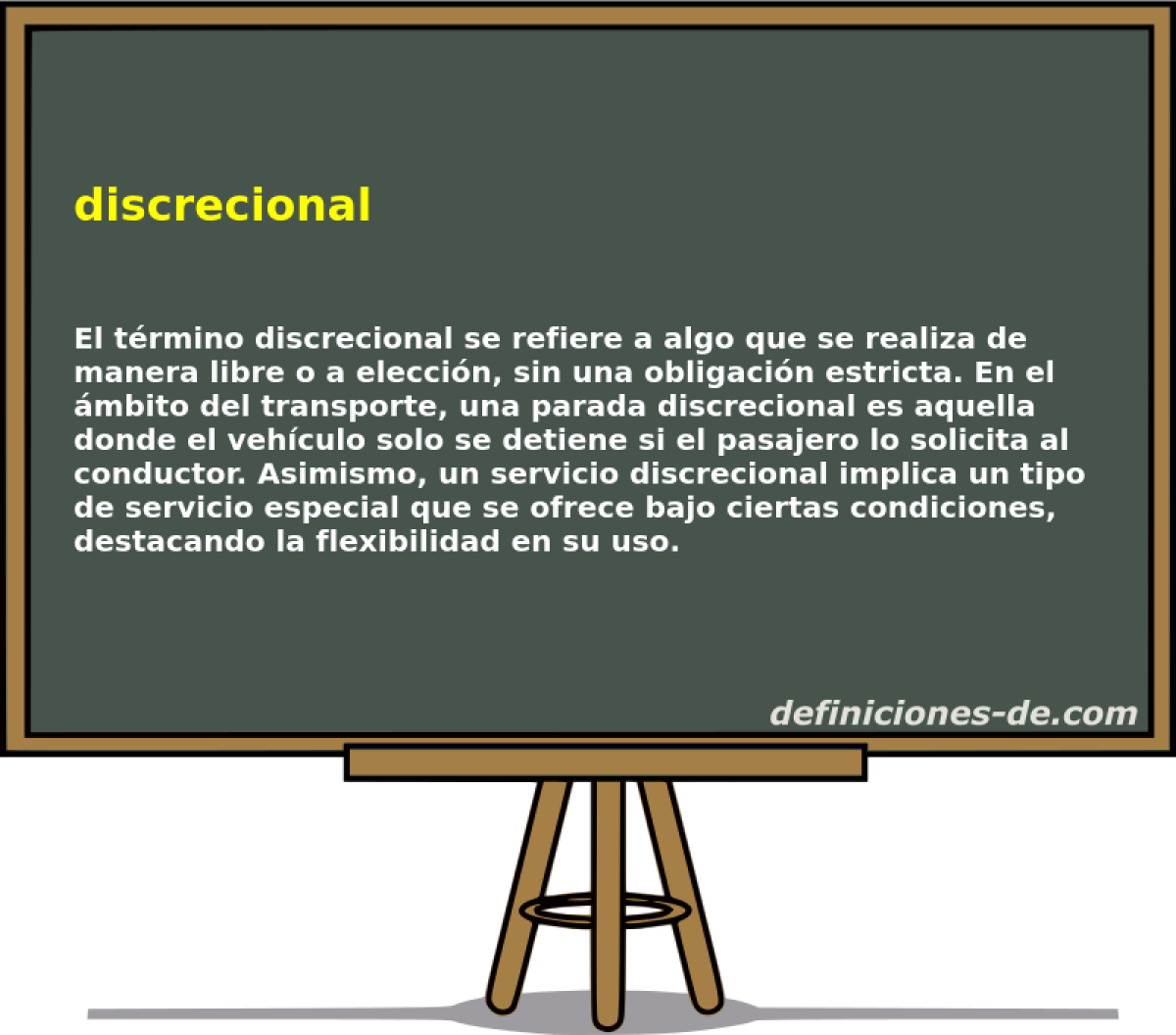 discrecional 