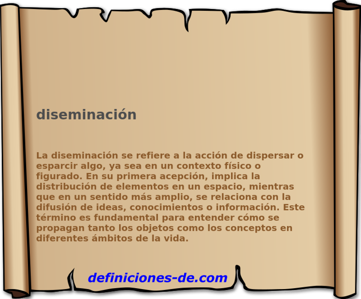 diseminacin 