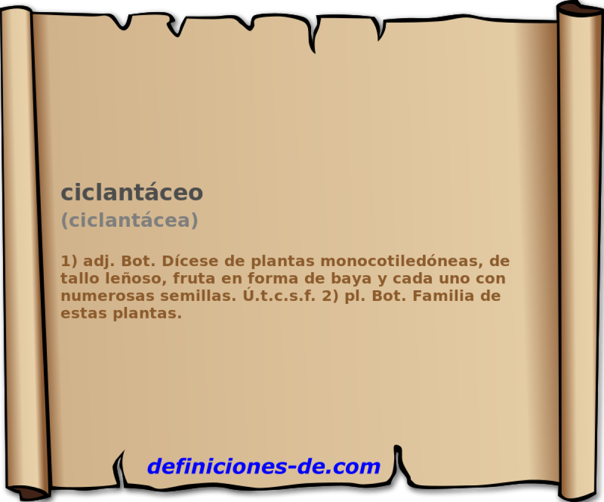 ciclantceo (ciclantcea)