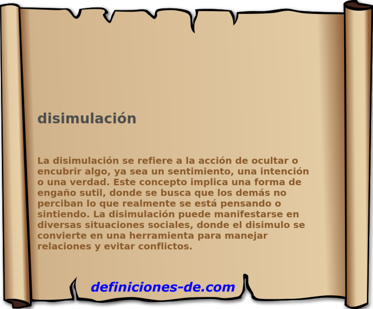 disimulacin 