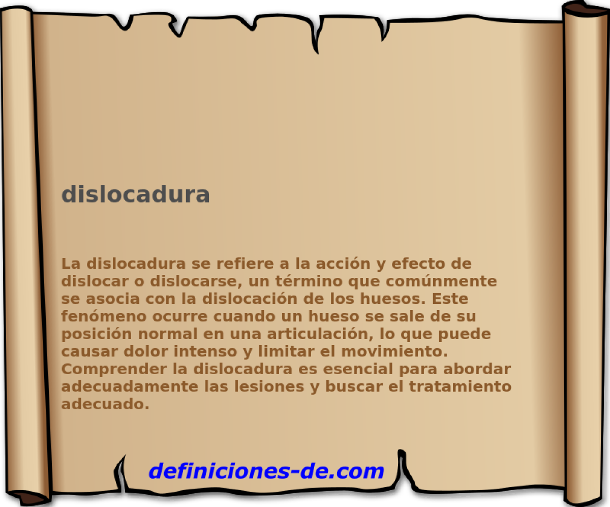 dislocadura 