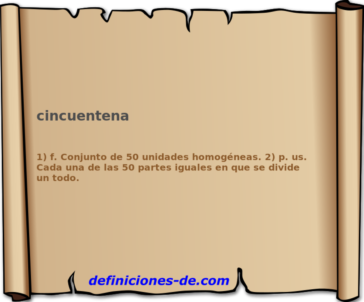 cincuentena 