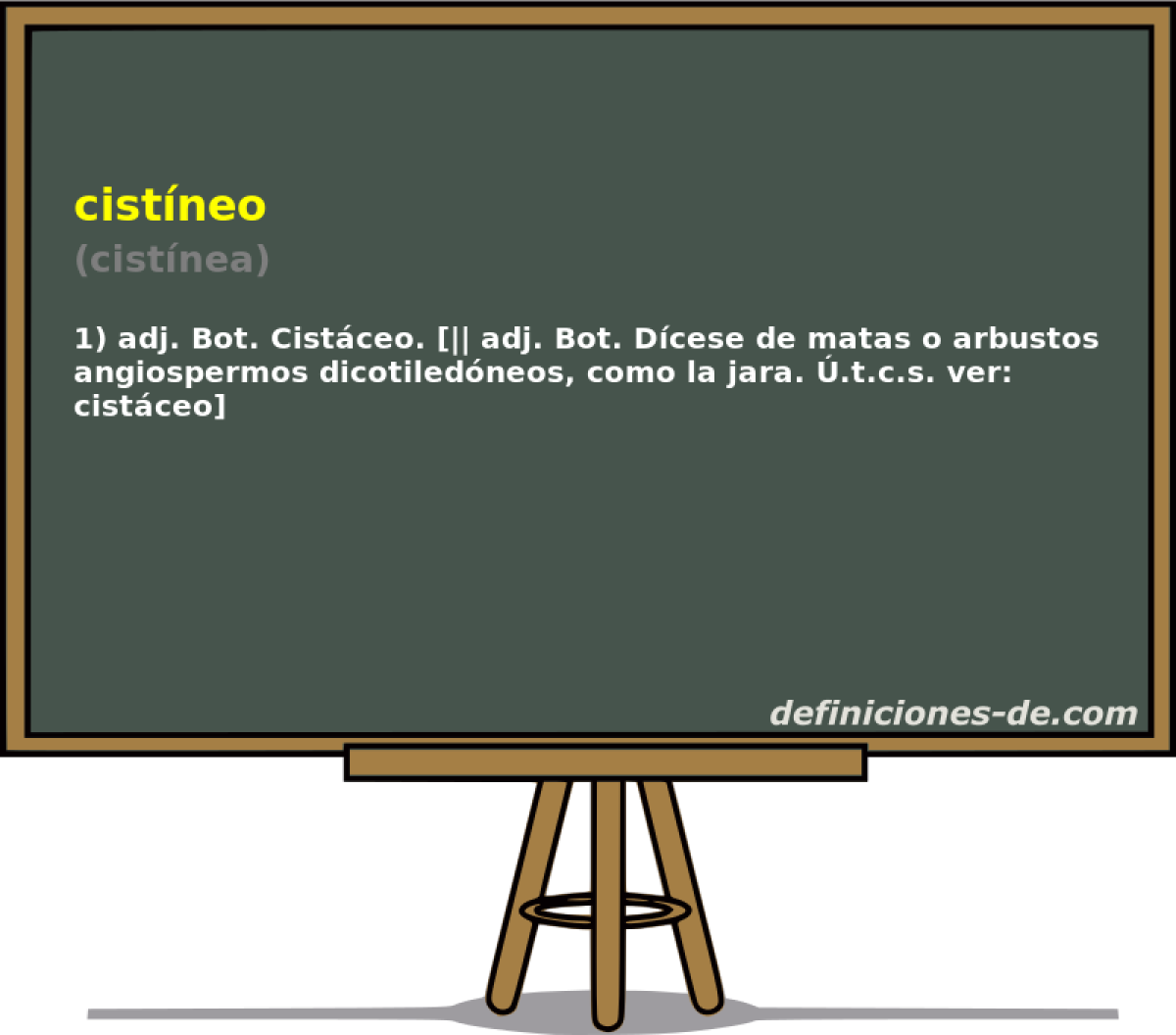 cistneo (cistnea)