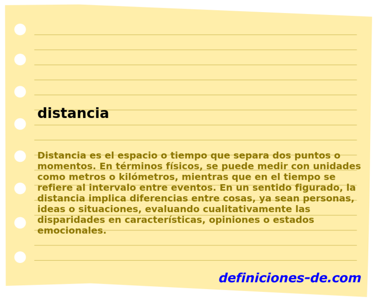 distancia 