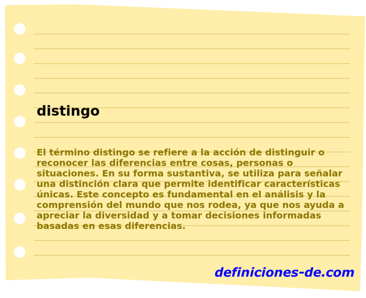 distingo 