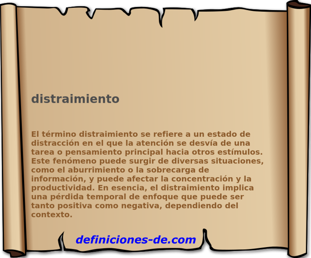 distraimiento 