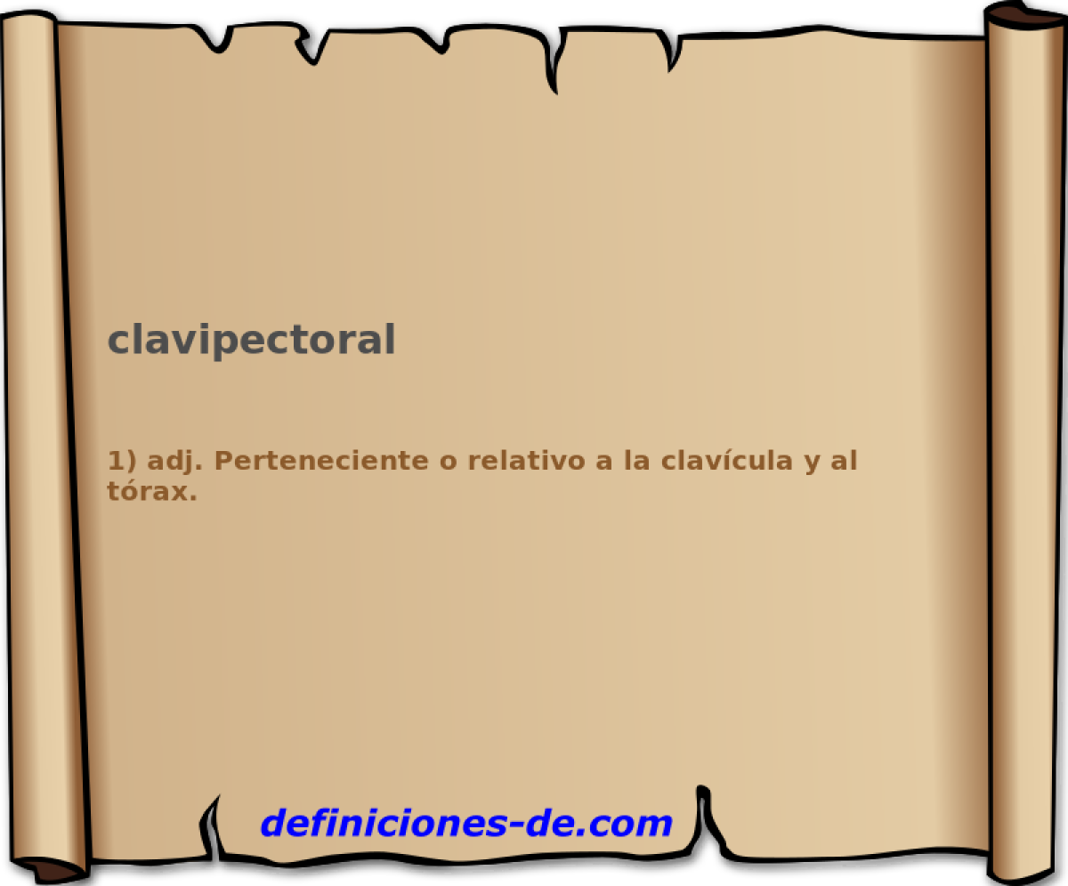 clavipectoral 