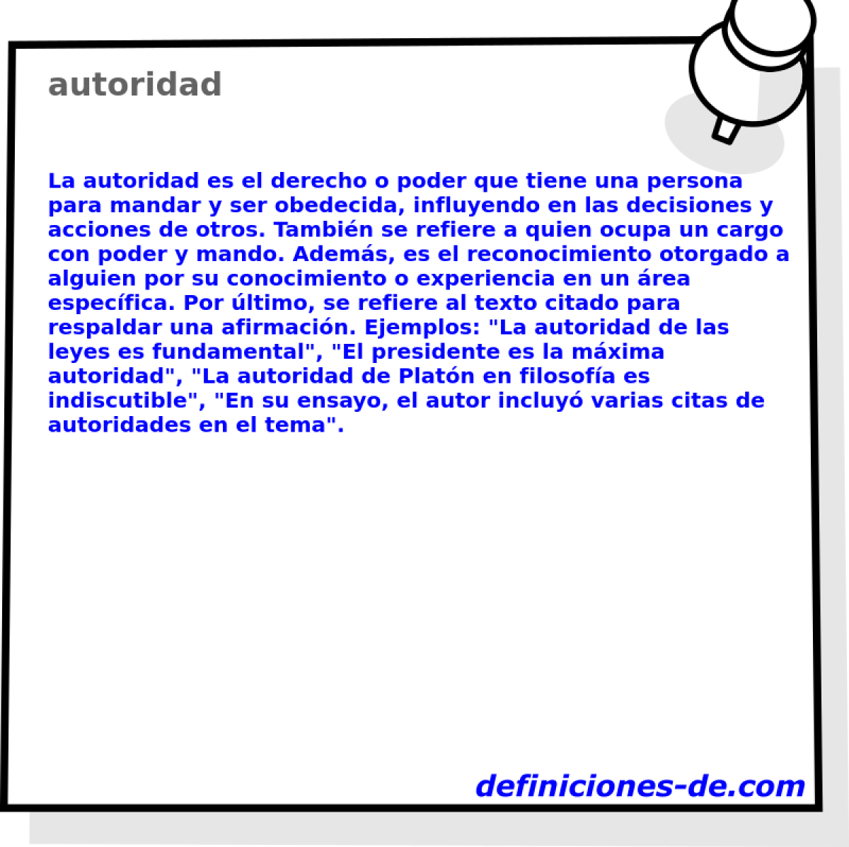 autoridad 