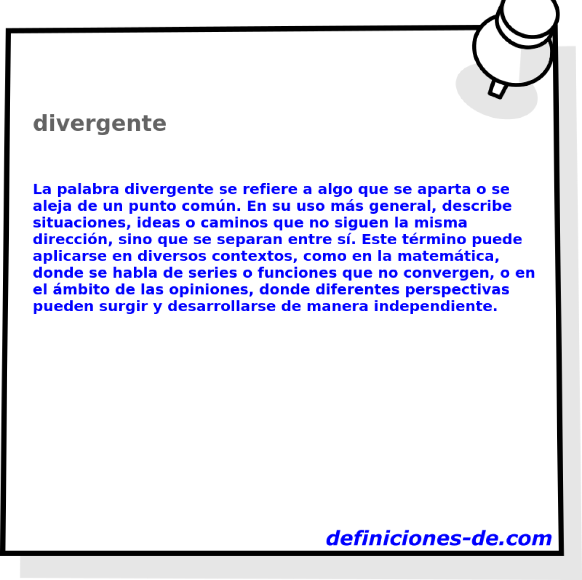 divergente 