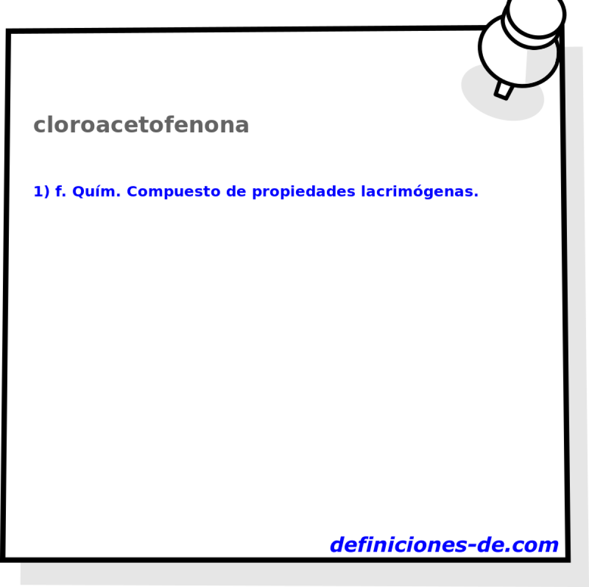 cloroacetofenona 