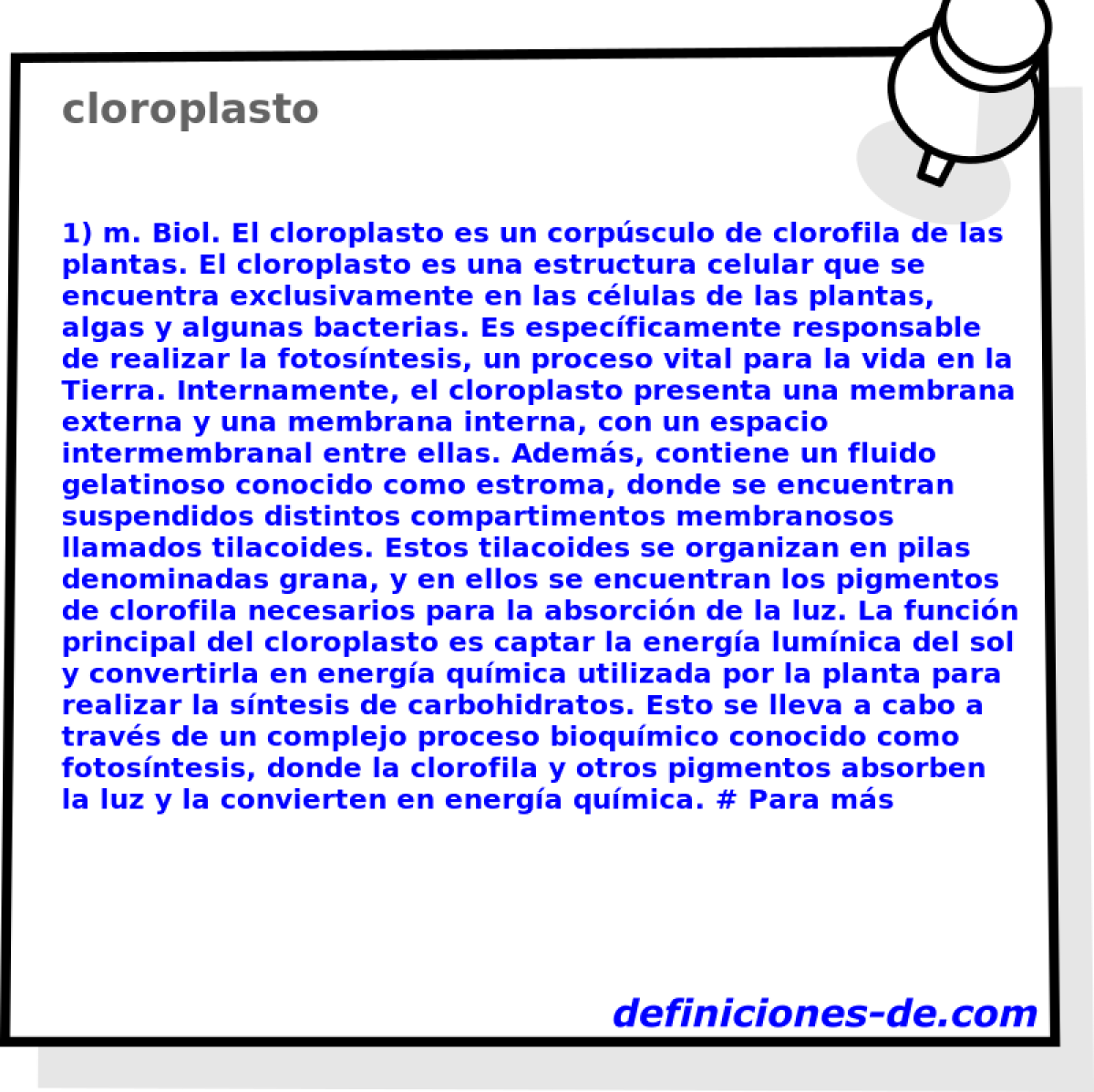 cloroplasto 