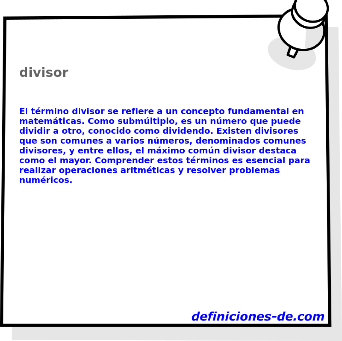 divisor 