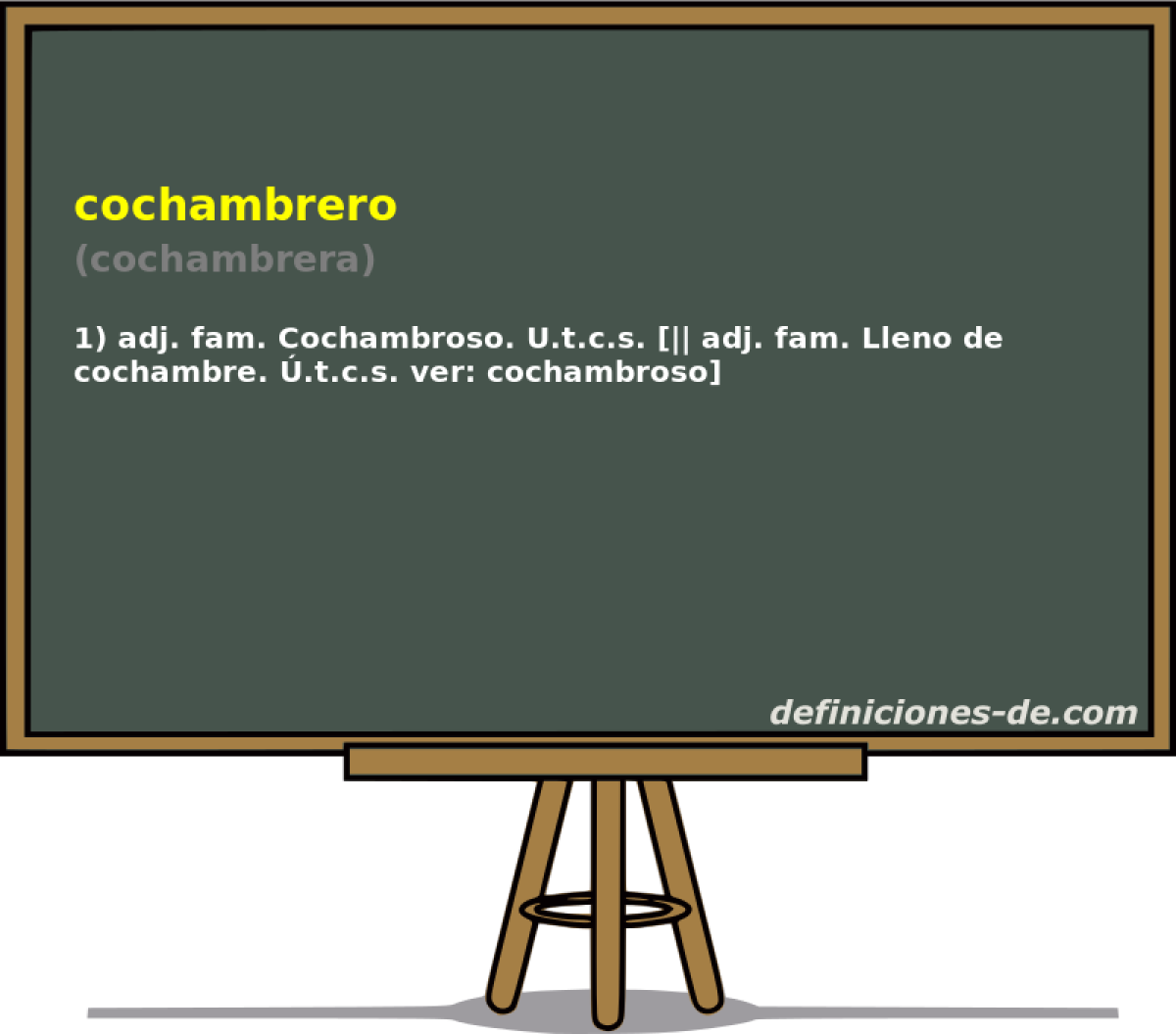 cochambrero (cochambrera)