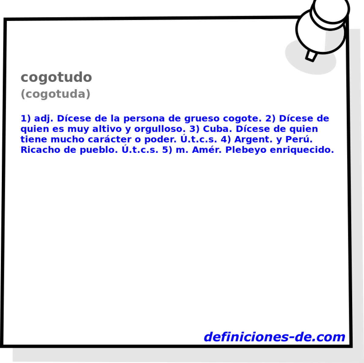 cogotudo (cogotuda)