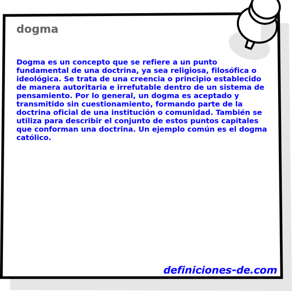 dogma 