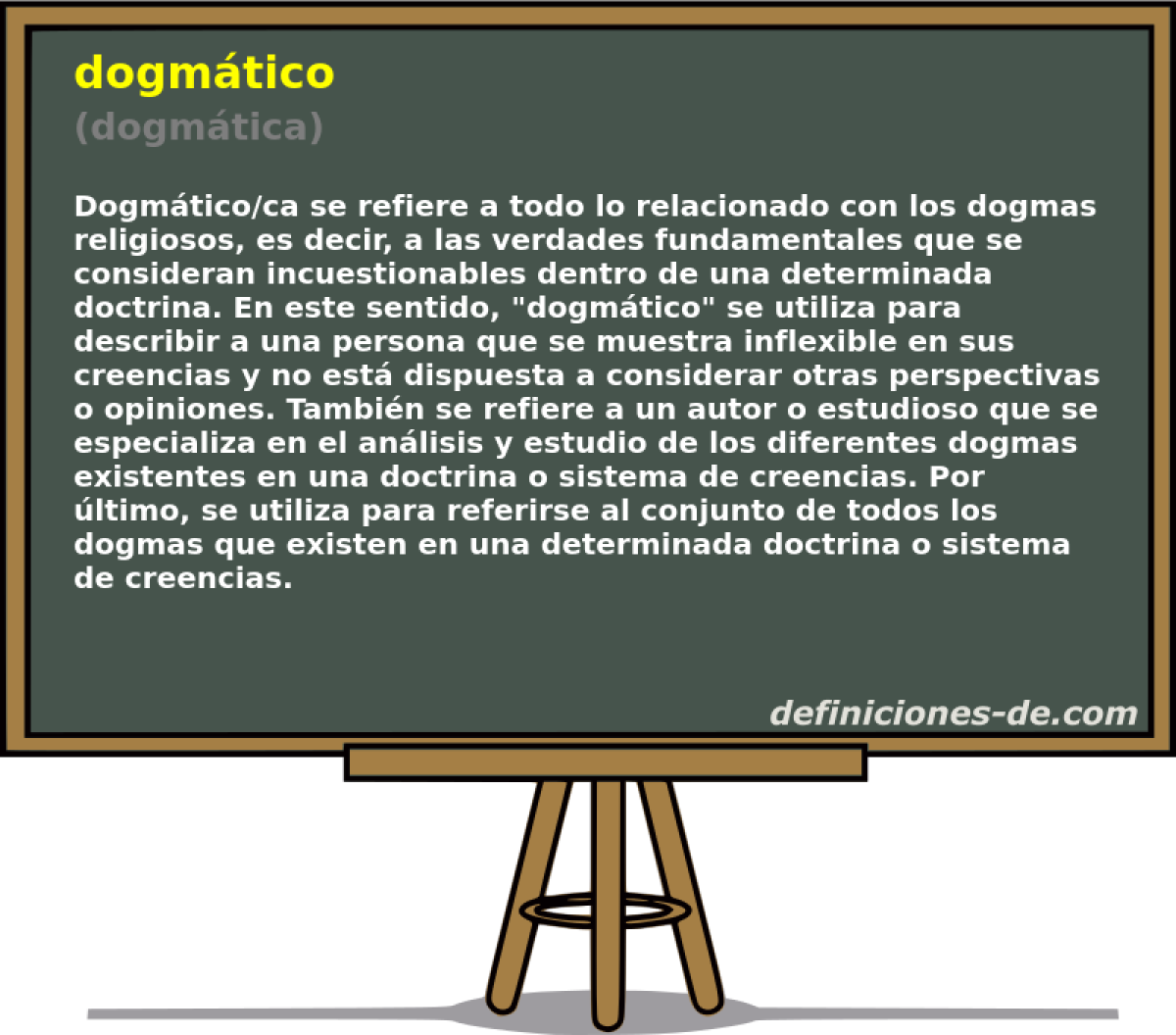 dogmtico (dogmtica)