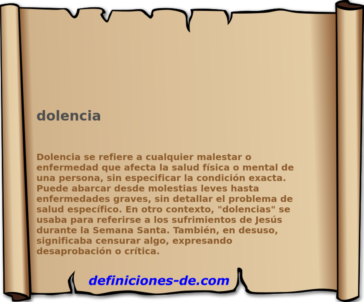 dolencia 