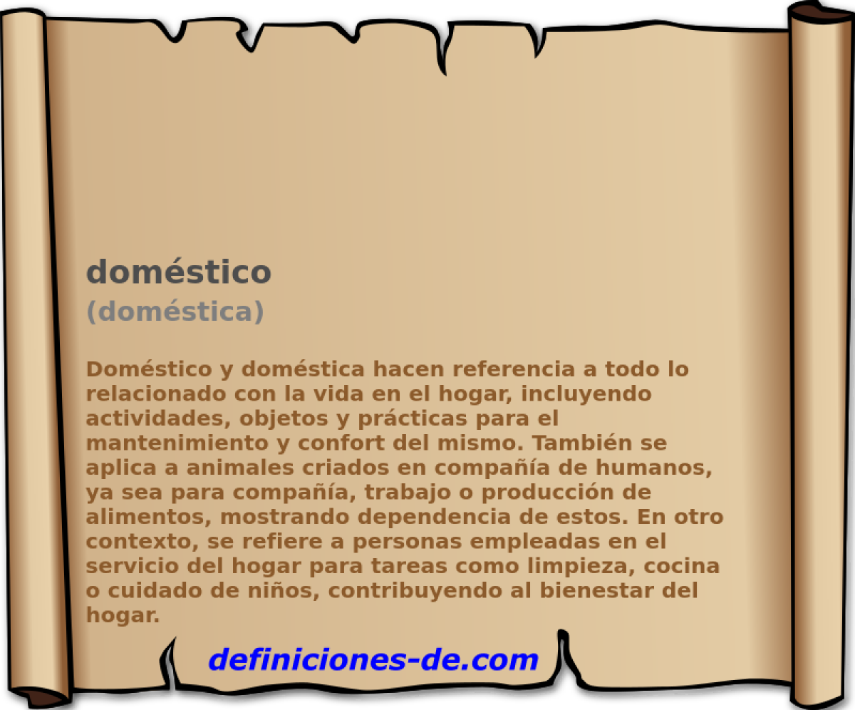 domstico (domstica)