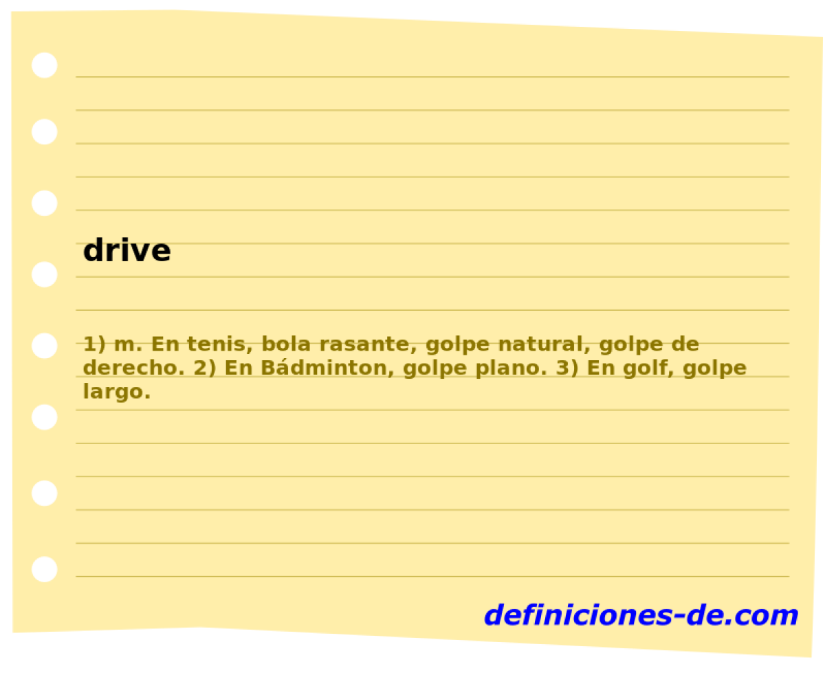 drive 