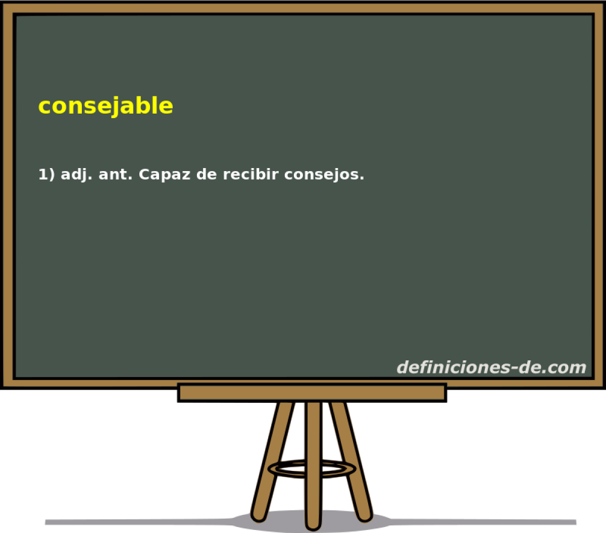 consejable 