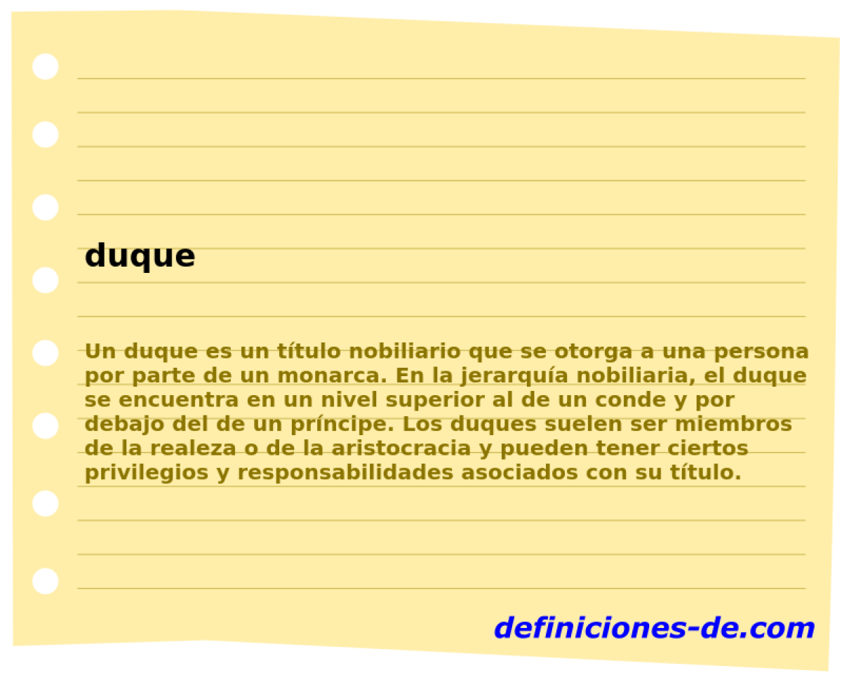 duque 