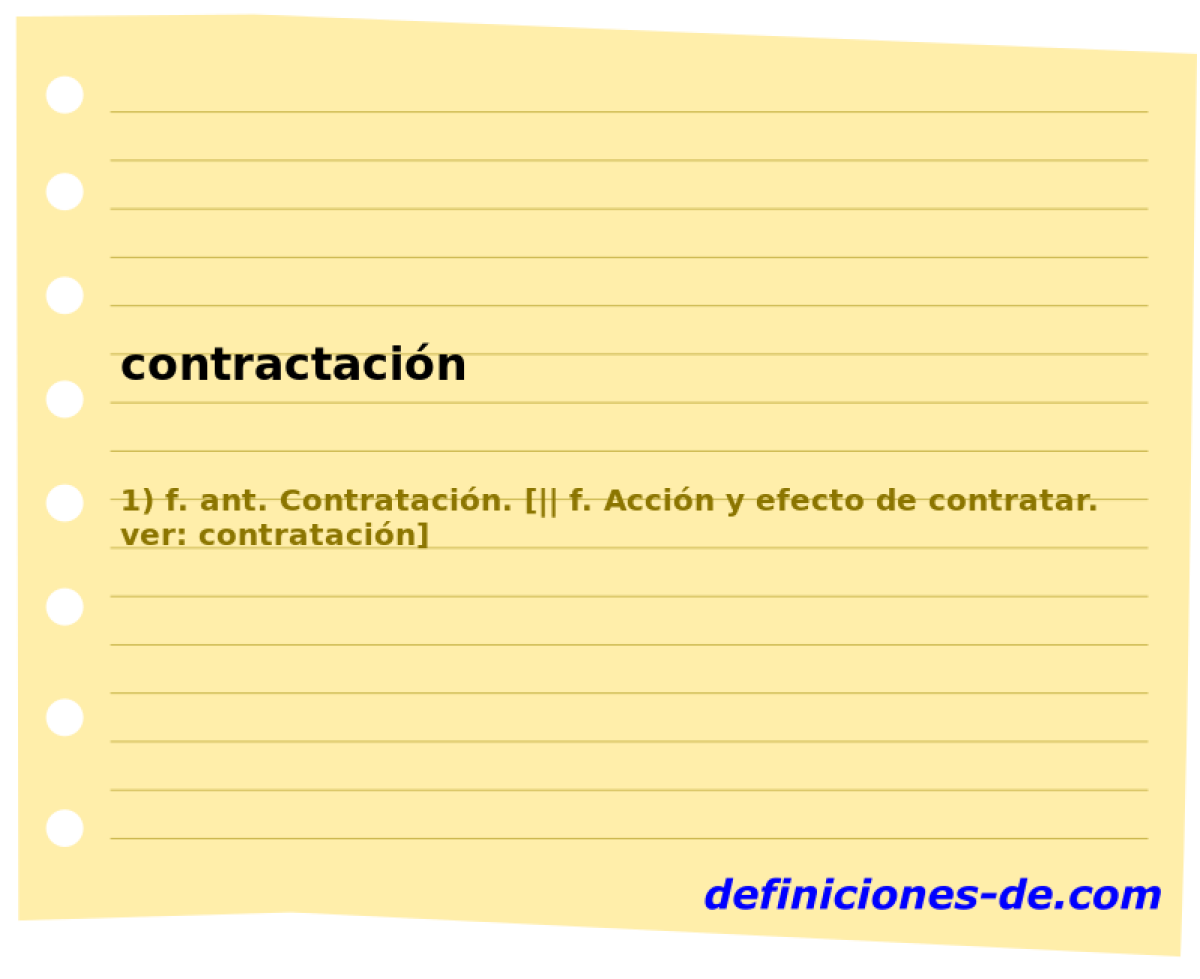 contractacin 