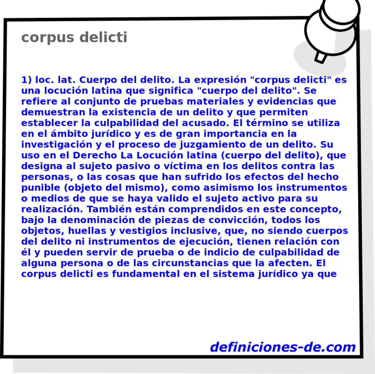corpus delicti 