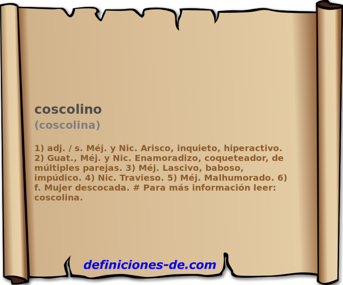 coscolino (coscolina)