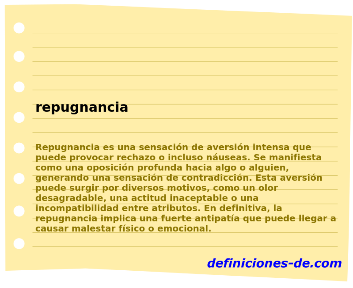 repugnancia 