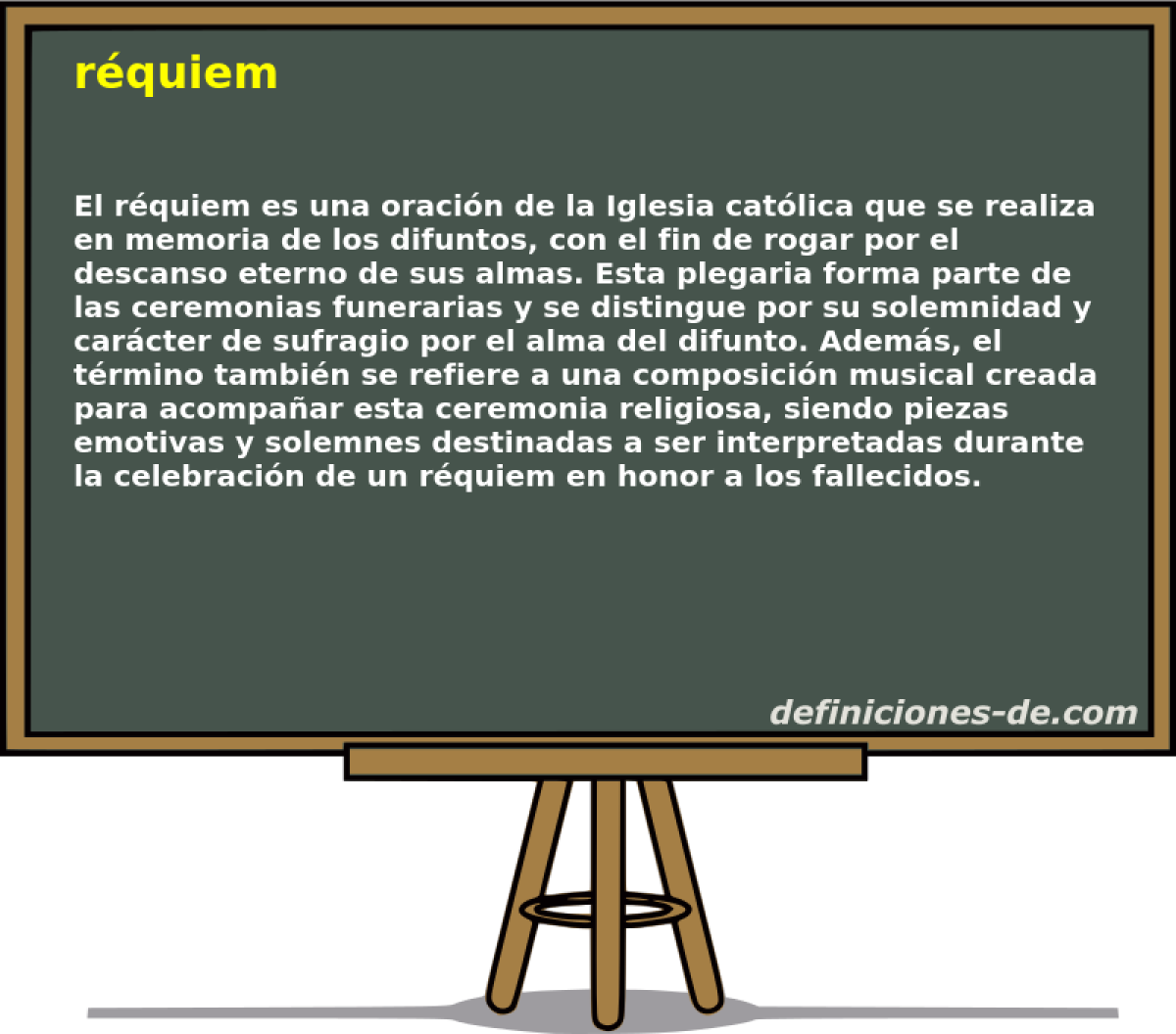 Réquiem  Significado de réquiem