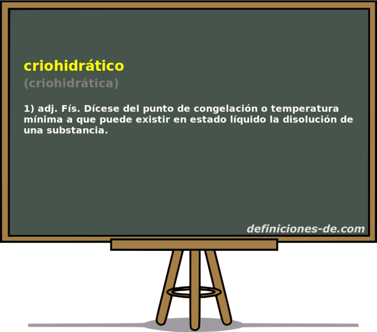 criohidrtico (criohidrtica)