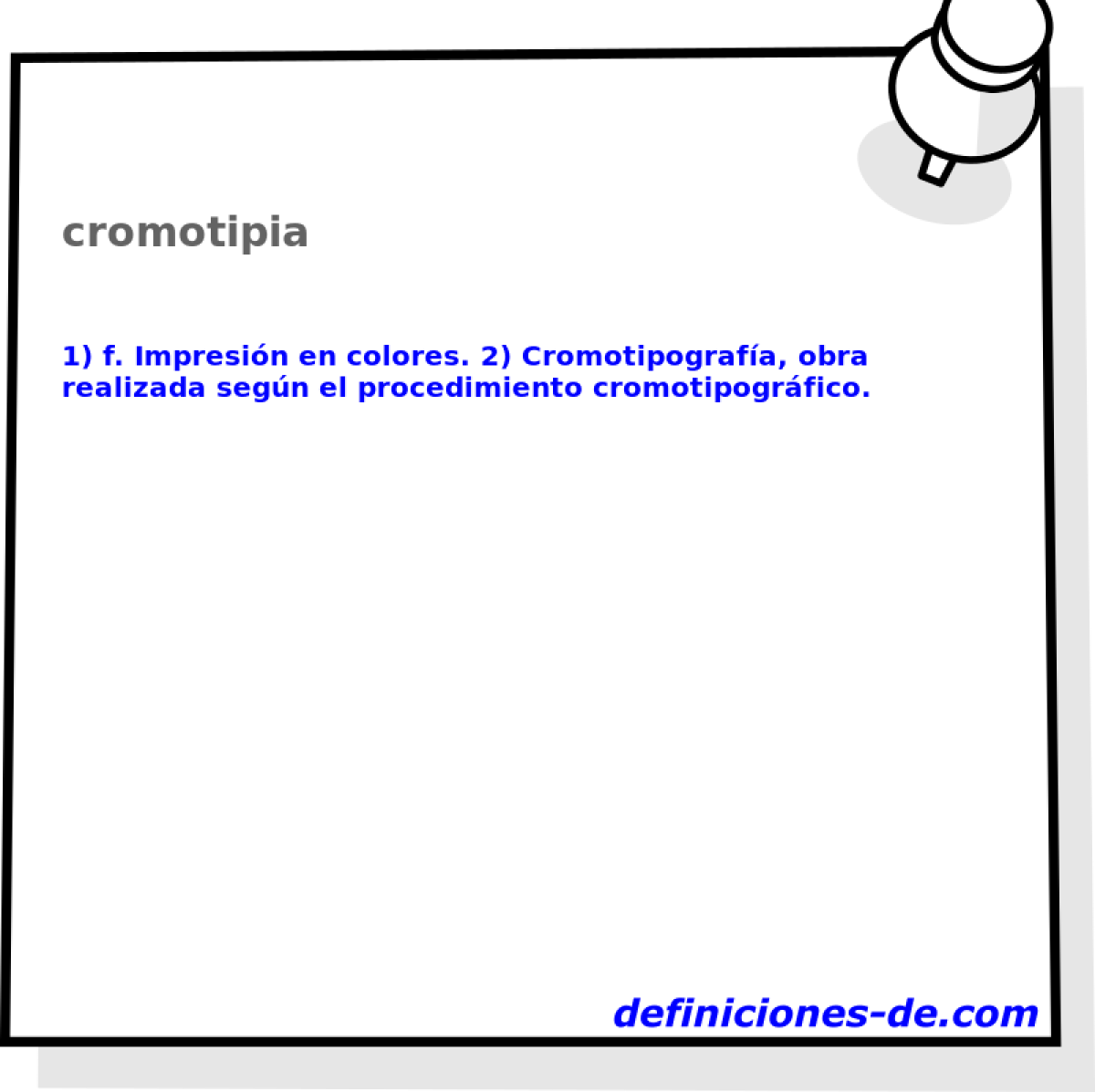 cromotipia 