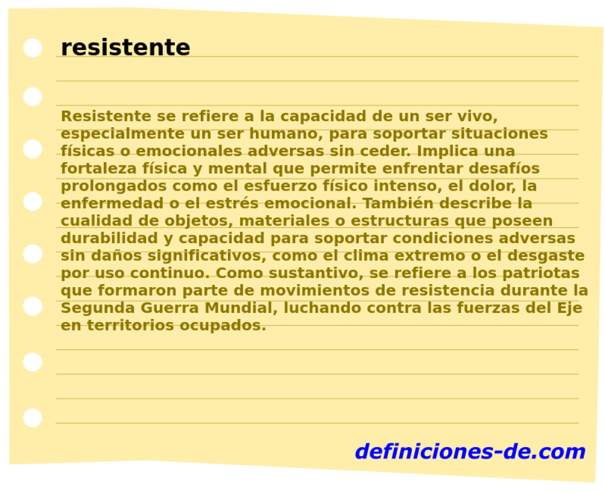 resistente 