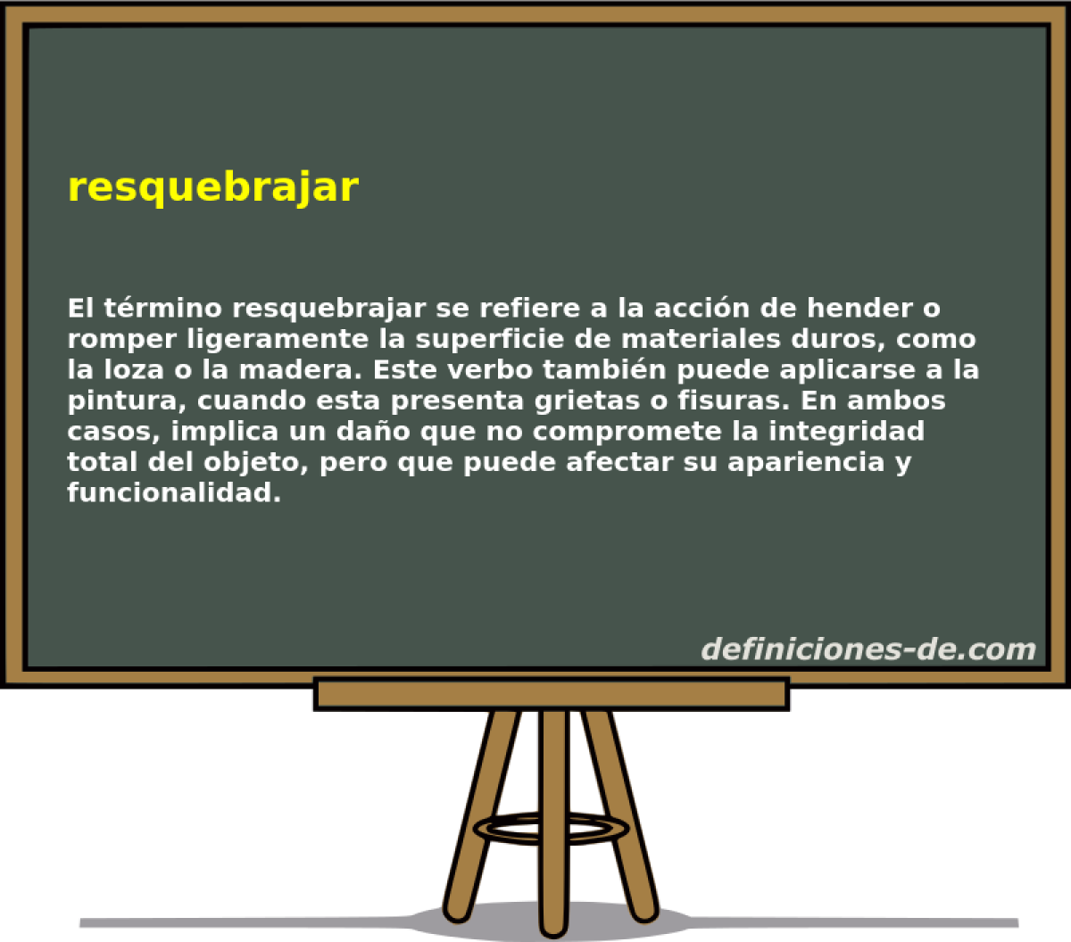 resquebrajar 