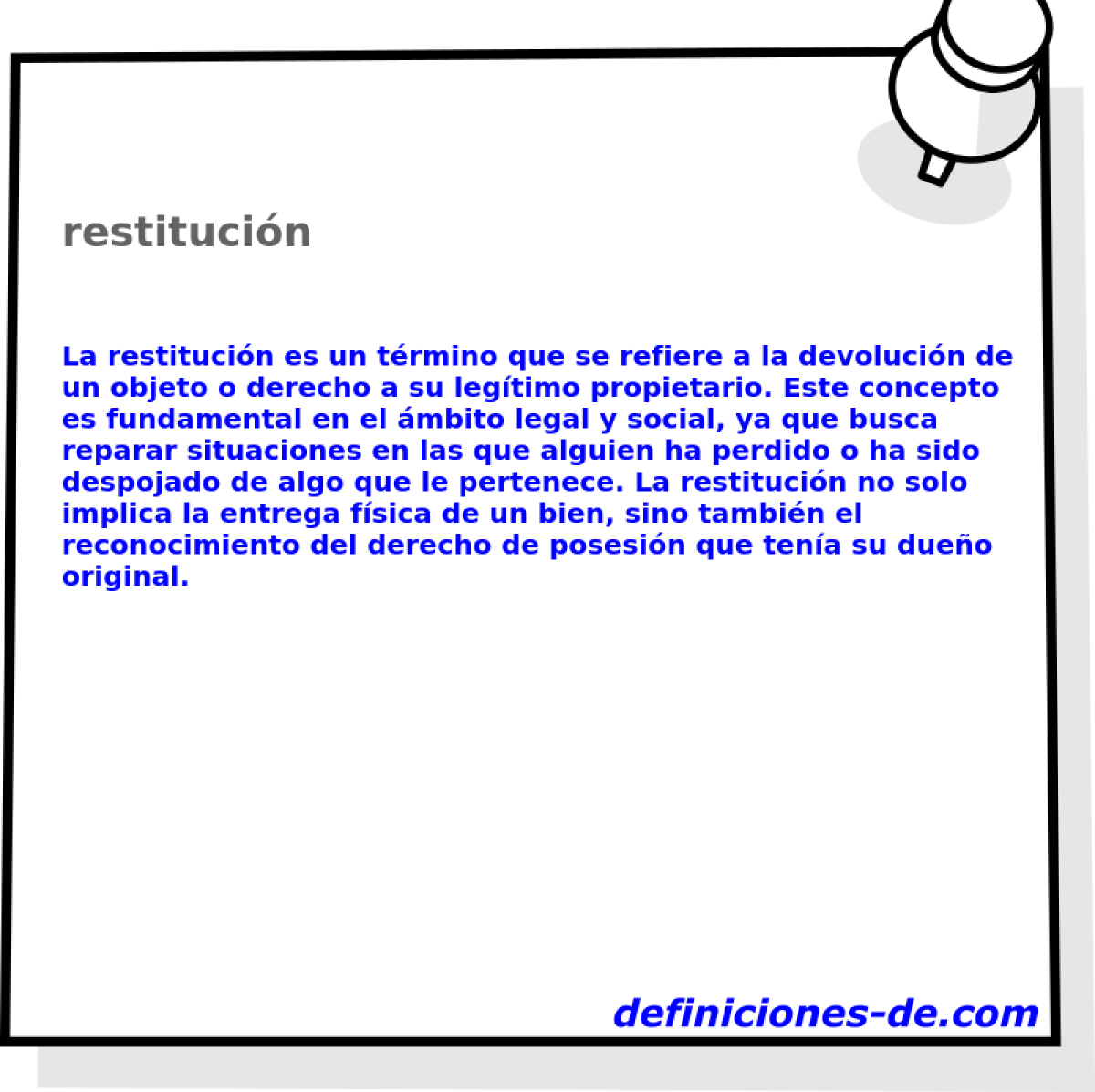 restitucin 