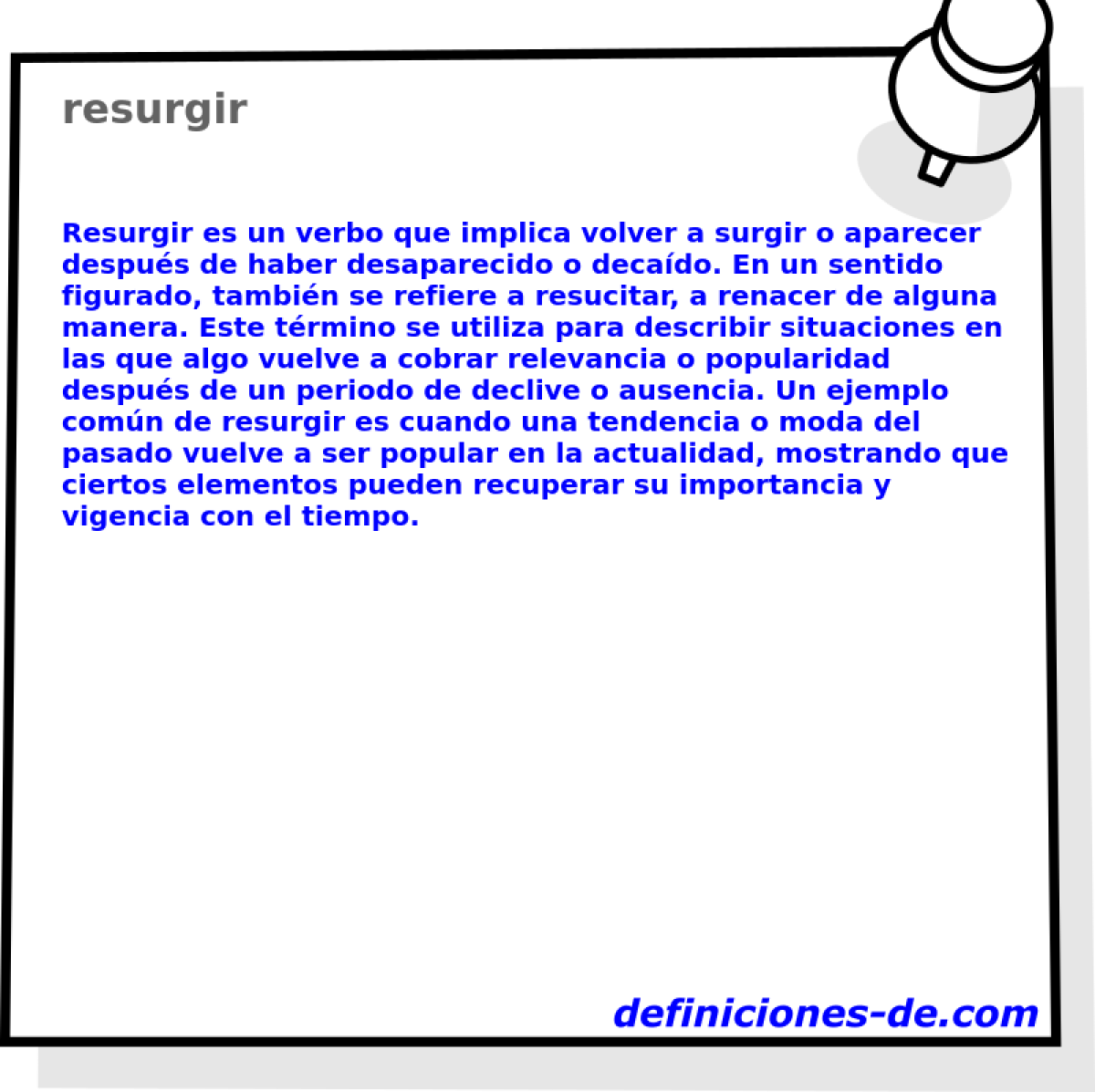 resurgir 