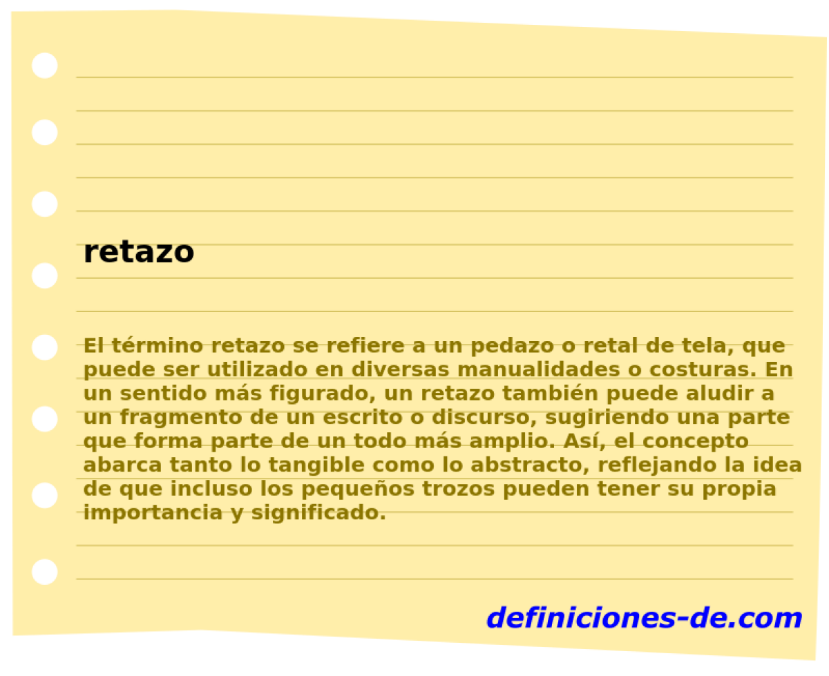 retazo 