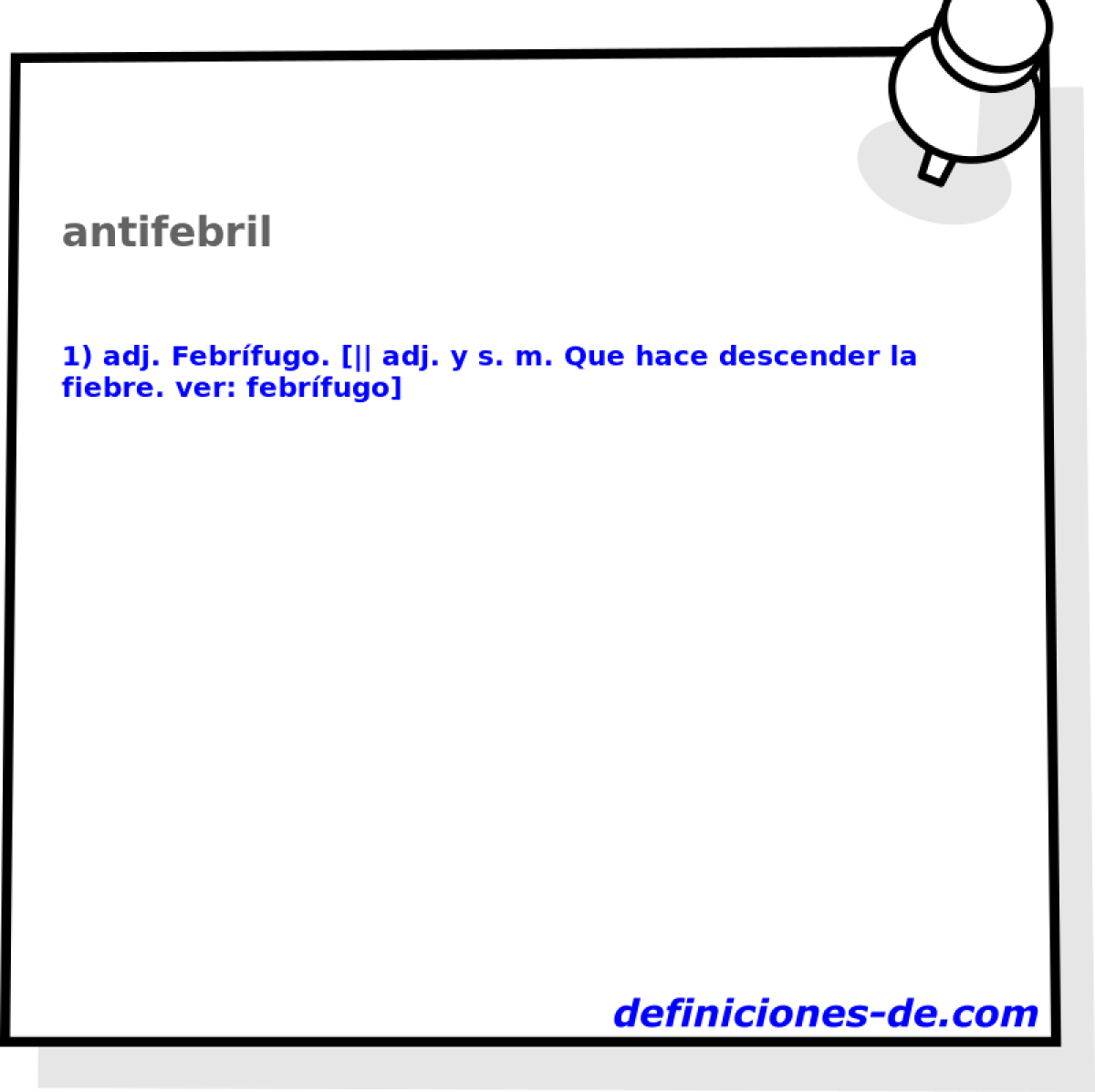 antifebril 
