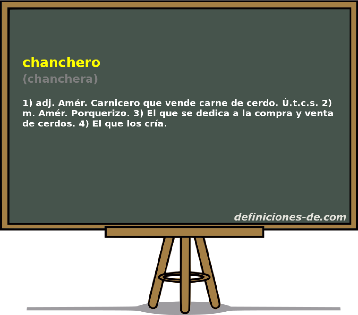 chanchero (chanchera)