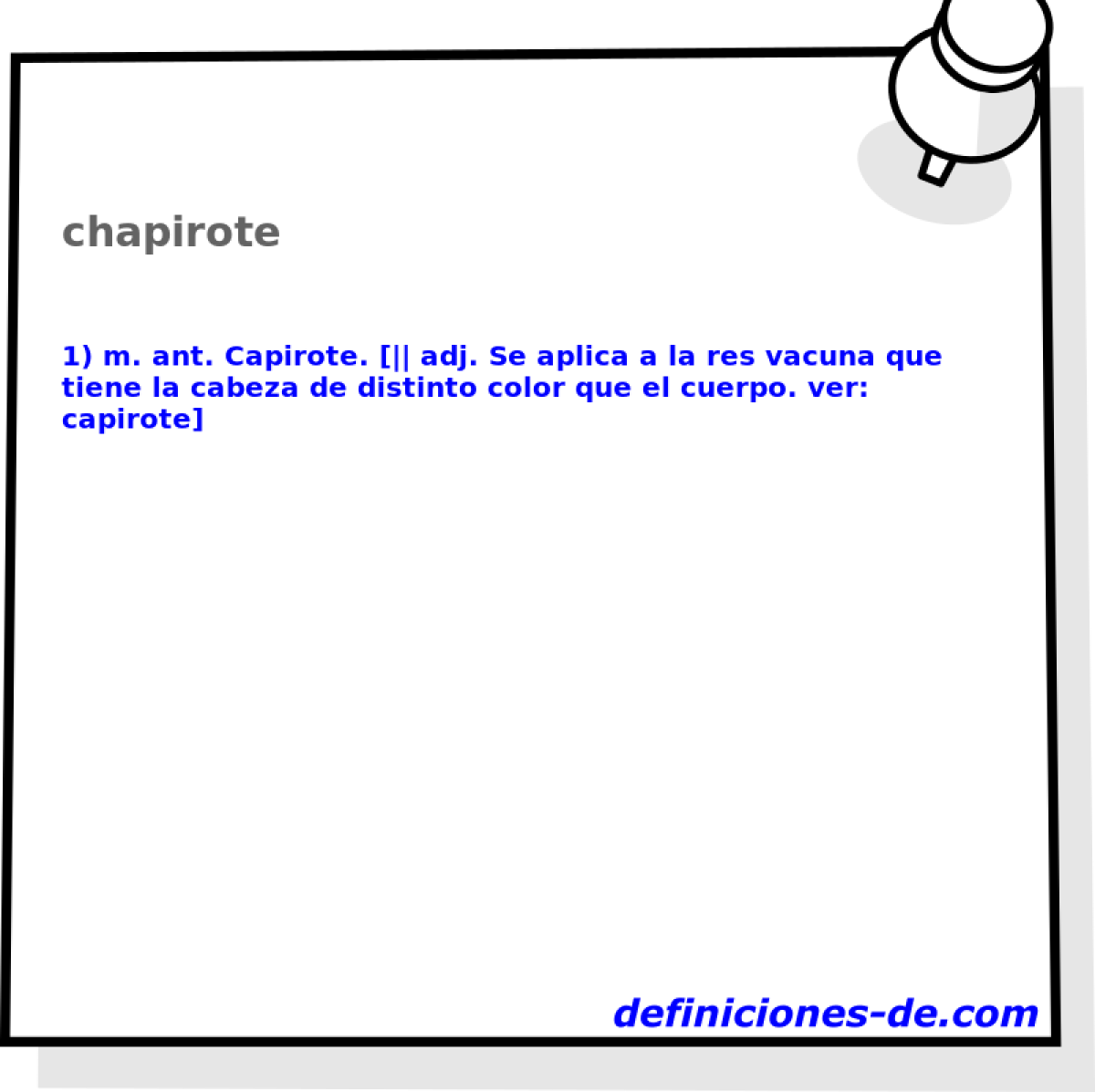 chapirote 
