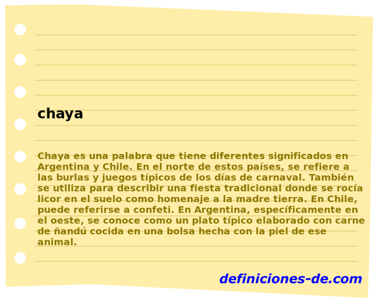 chaya 
