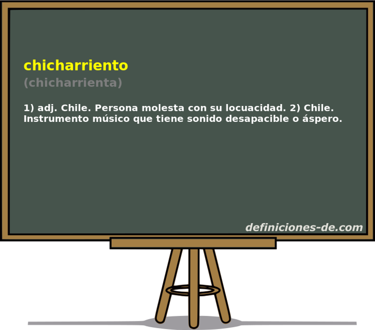 chicharriento (chicharrienta)