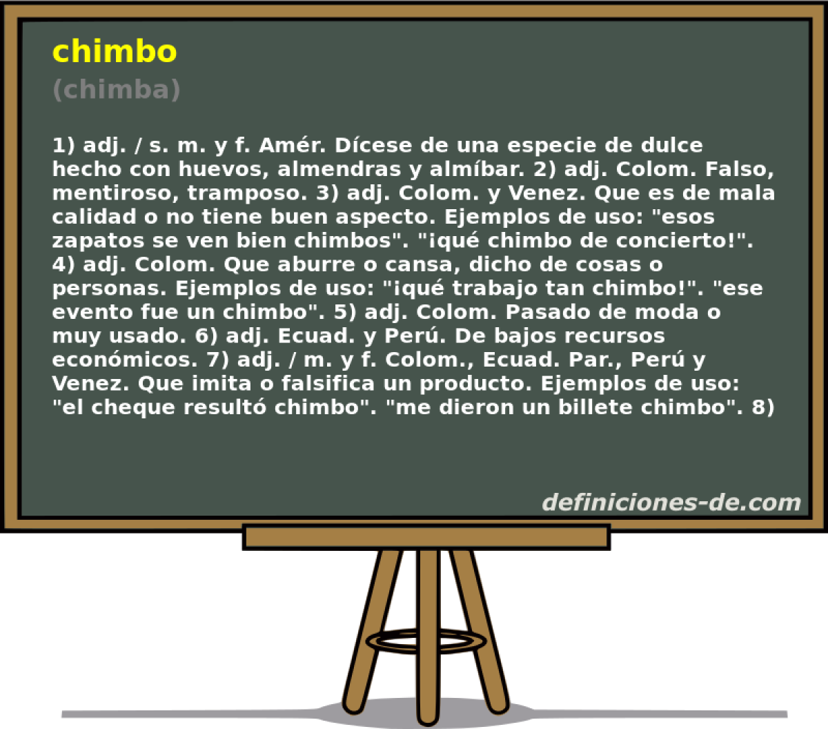 chimbo (chimba)