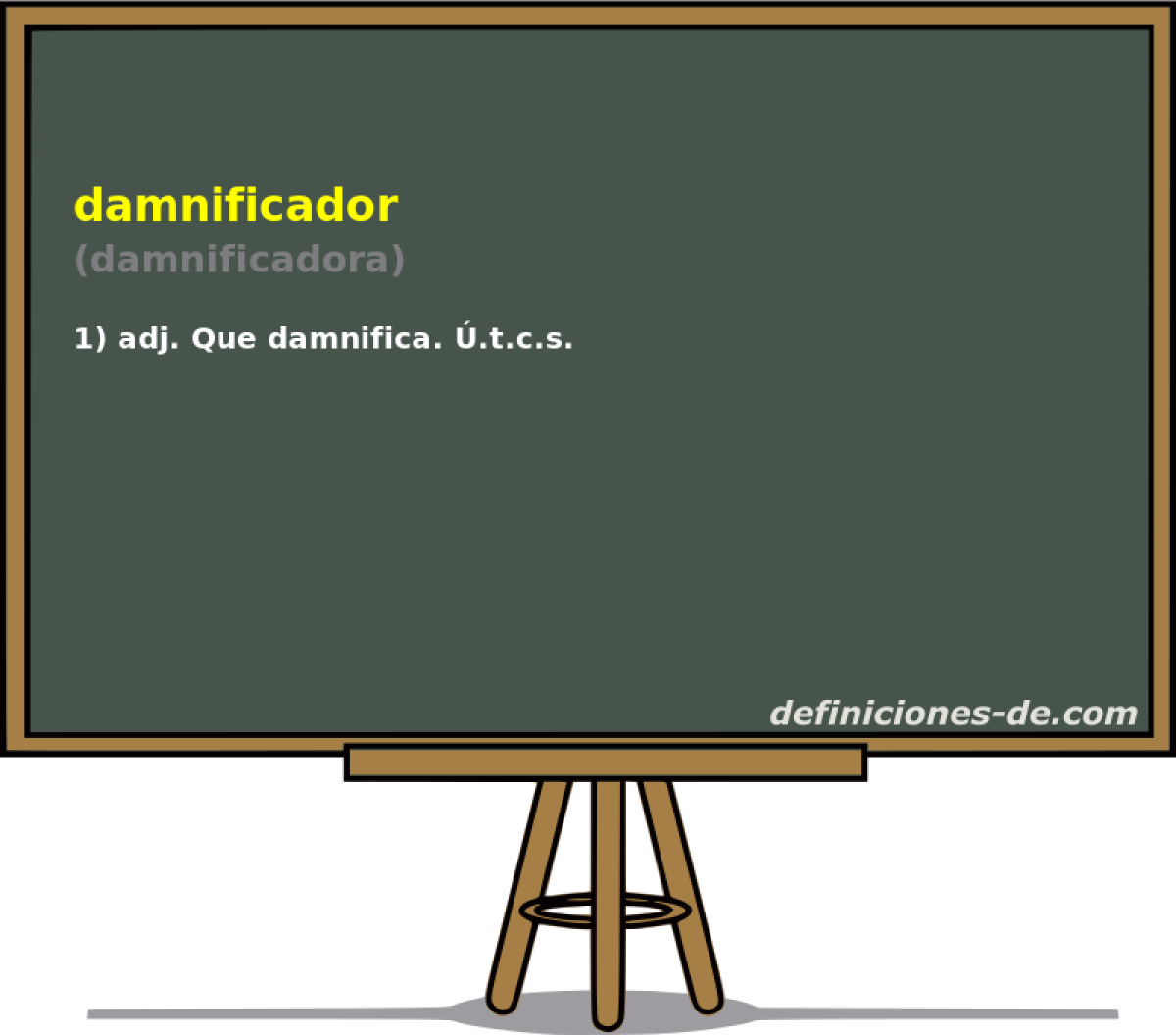 damnificador (damnificadora)
