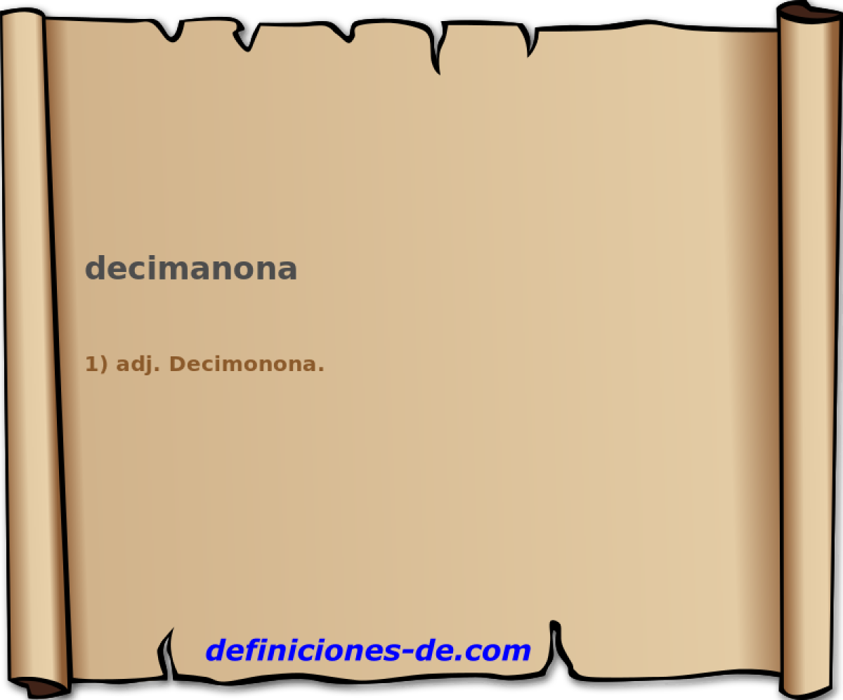 decimanona 