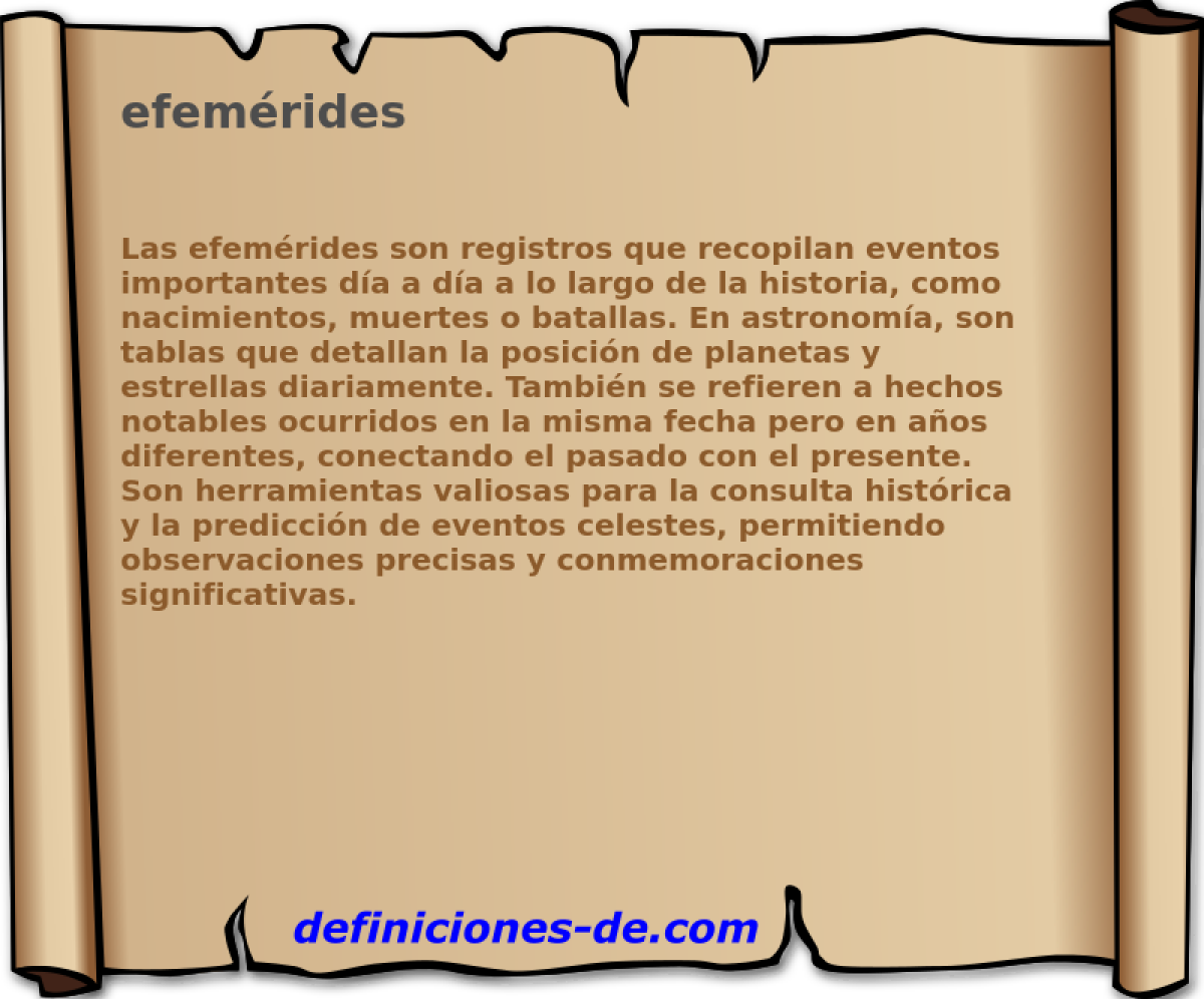 efemrides 