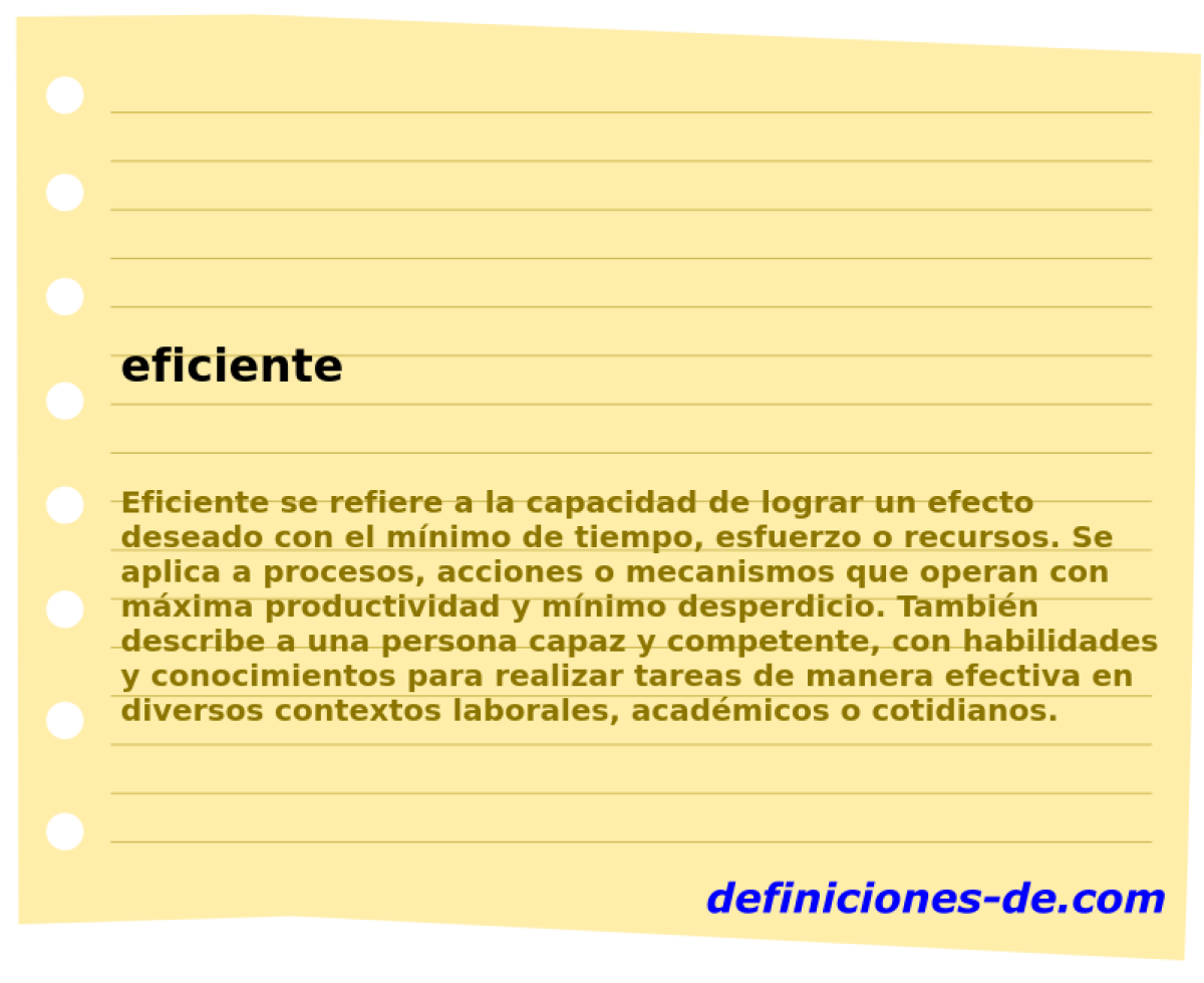 eficiente 