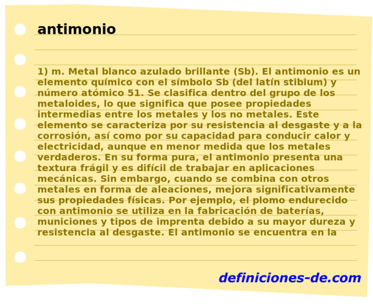 antimonio 