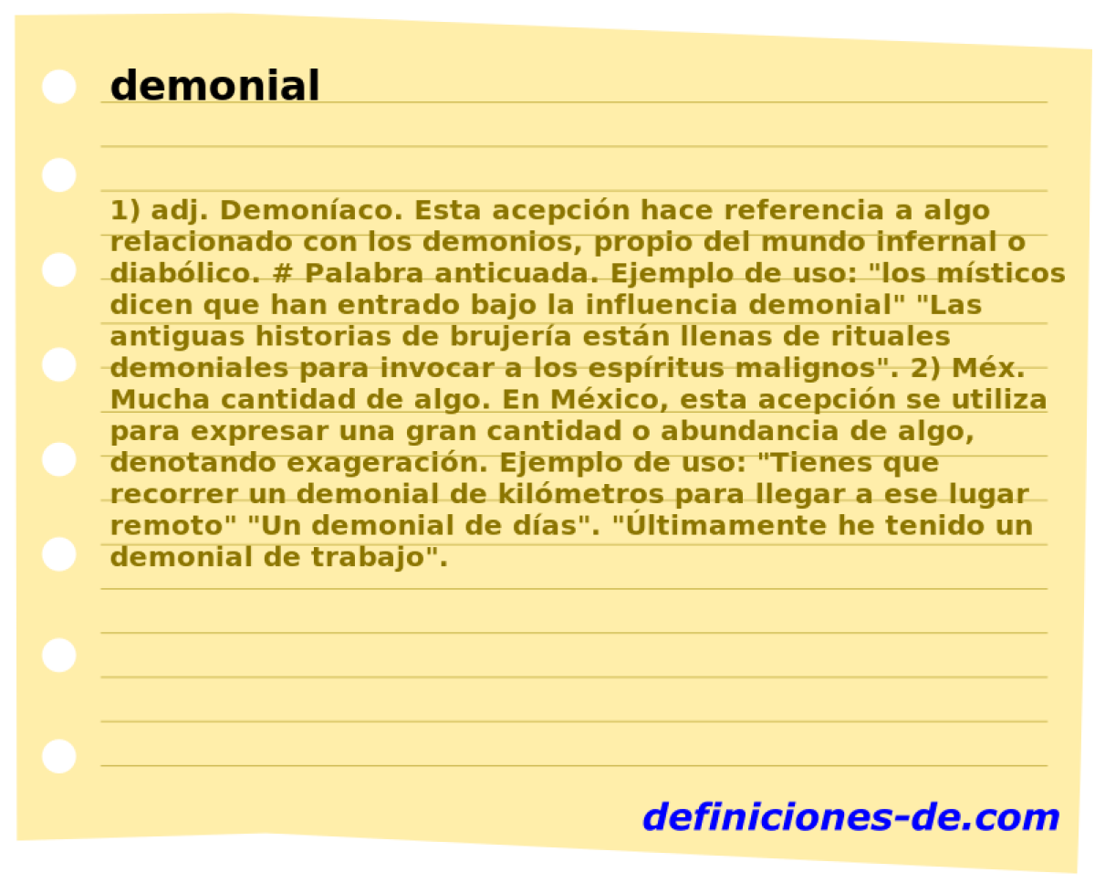 demonial 